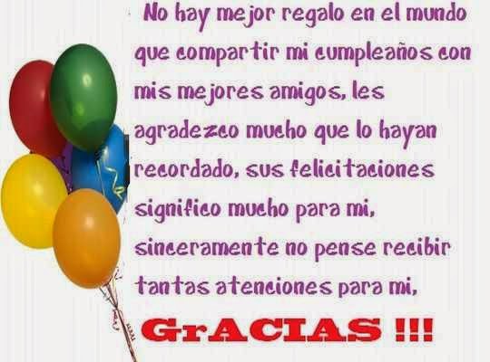 Top Frases De Agradecimiento Por Mi Cumpleanos Para Todos